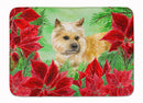 Cairn Terrier Poinsettas Memory Foam Kitchen Mat Machine Washable Anti-Fatigue Cushion Comfort Bath or Kitchen Rug