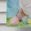 Corgi Easter Bunny House Flag 28x40 Porch Sleeve Pole Decorative Outside Yard Banner Artwork Wall Hanging, Polyester