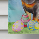 Lancashire Heeler Easter Bunny House Flag 28x40 Porch Sleeve Pole Decorative Outside Yard Banner Artwork Wall Hanging, Polyester