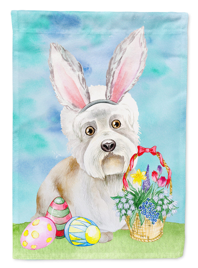 Dandie Dinmont Easter Bunny Flag Canvas House Size CK1379CHF