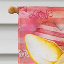 Corgi Love Flag Canvas House Size CK1390CHF