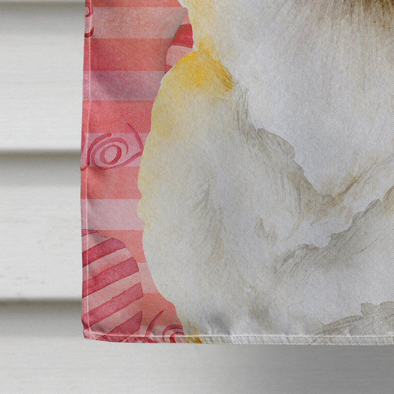 Corgi Love Flag Canvas House Size CK1390CHF