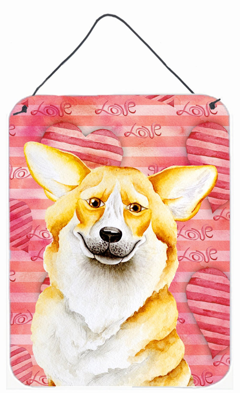 Corgi Love Wall or Door Hanging Prints CK1390DS1216