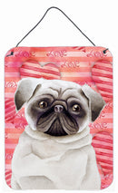 Pug Love Wall or Door Hanging Prints CK1392DS1216