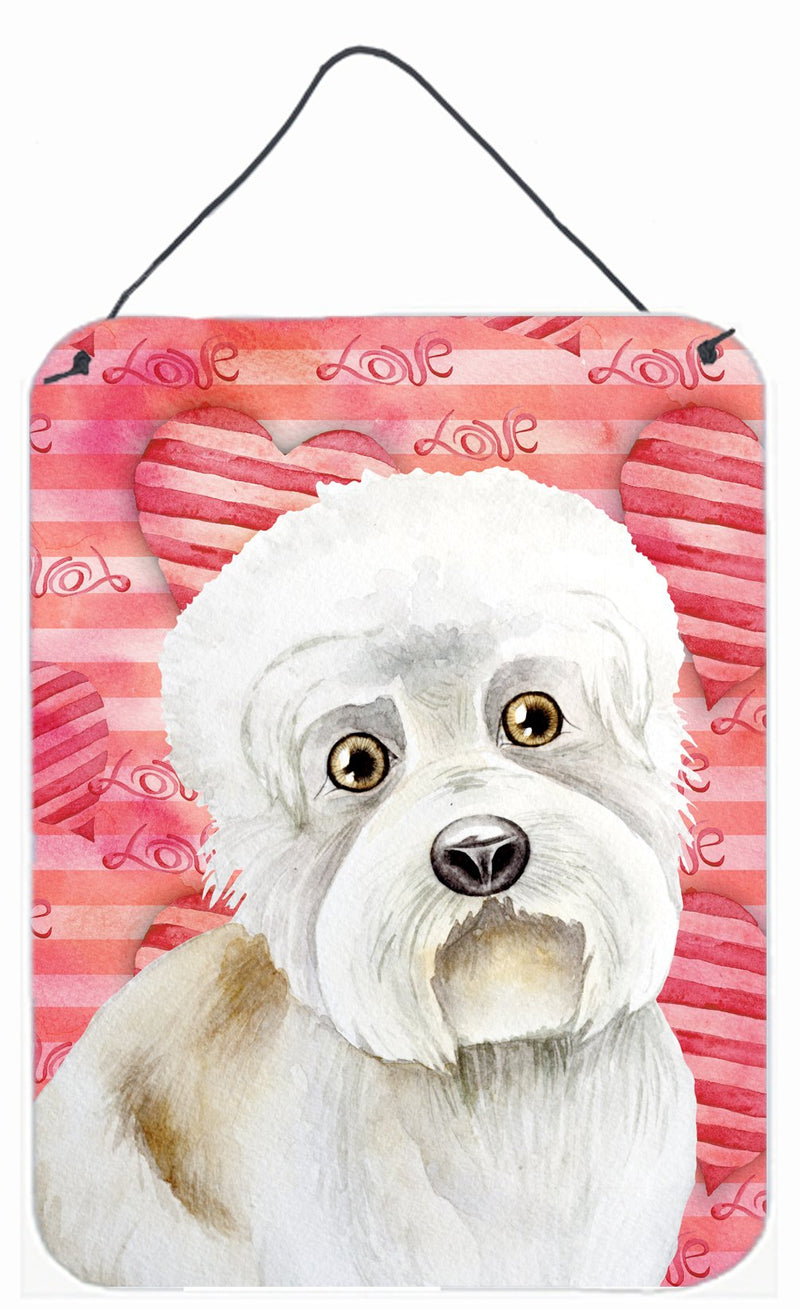 Dandie Dinmont Love Wall or Door Hanging Prints CK1393DS1216