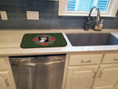 Bernese Mountain Dog Poinsetta Wreath Dish Drying Mat Absorbent Dish Drying Mat Pad for Kitchen Counter Dish Drainer Mat for Countertop, 14 x 21", Multicolor