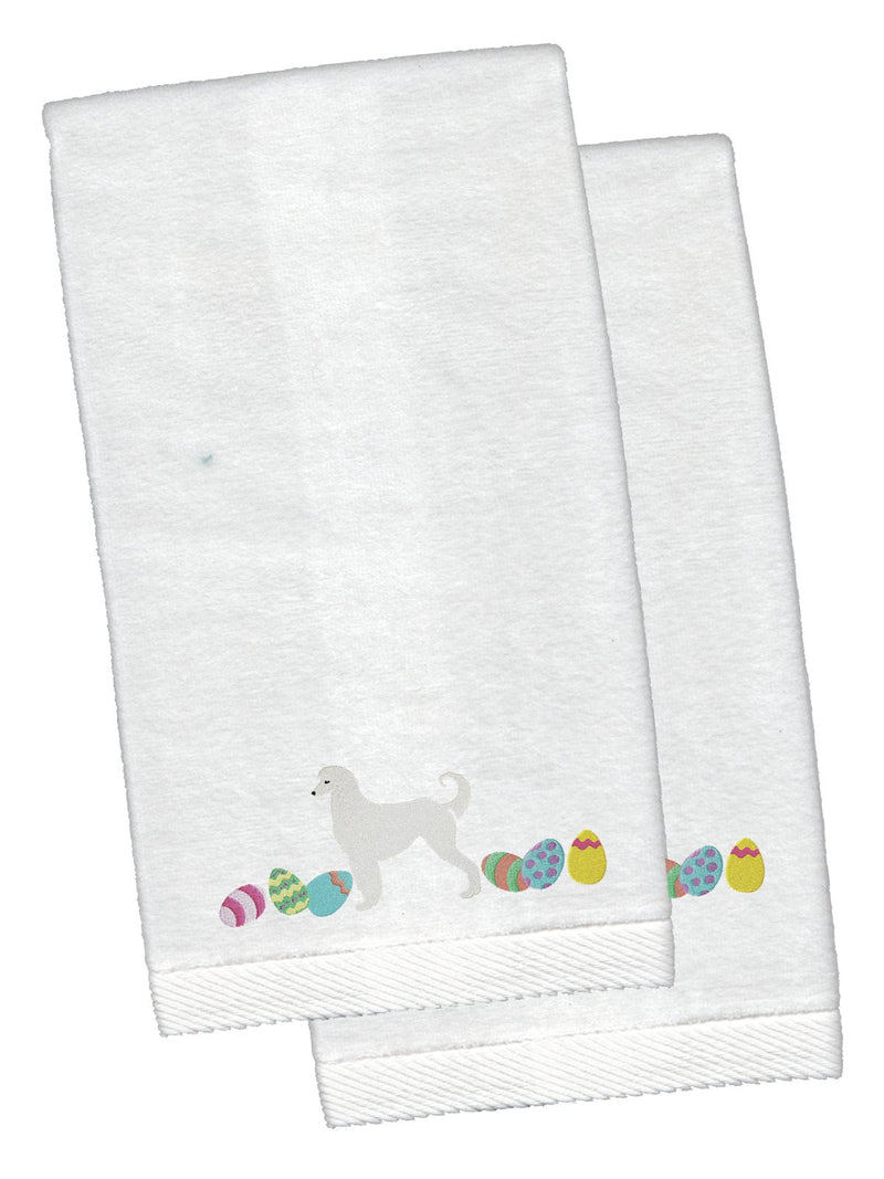 Afghan Hound Easter Hand Towel – Embroidered - Plush Soft & Stylish CK1592KTEMB