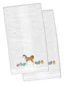 Akita Easter Hand Towel – Embroidered - Plush Soft & Stylish CK1595KTEMB
