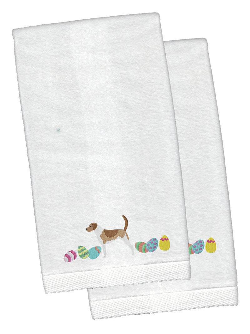 American Foxhound Easter Hand Towel – Embroidered - Plush Soft & Stylish CK1596KTEMB