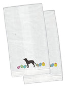 American Water Spaniel Easter Hand Towel – Embroidered - Plush Soft & Stylish CK1597KTEMB