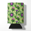 Thistle Can or Bottle Hugger Cooler Sleeve for Standard 12 oz Cans, Insulated Foam Beer & Soda Can Hugger Reusable
