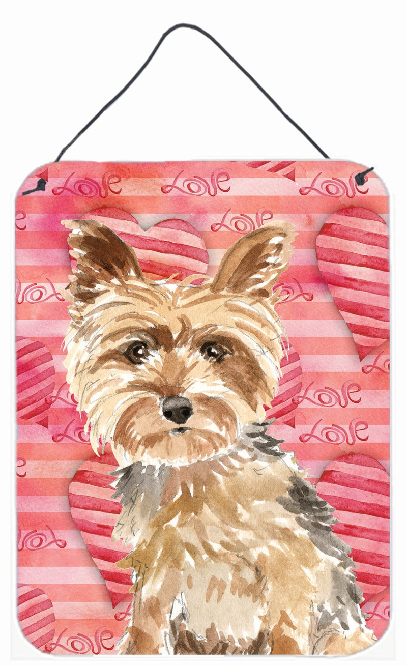 Love a Yorkie Yorkshire Terrier Wall or Door Hanging Prints CK1743DS1216