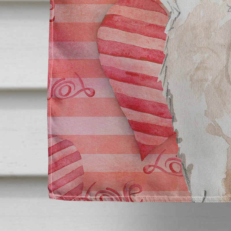 Love a Wheaten Terrier Flag Canvas House Size CK1746CHF