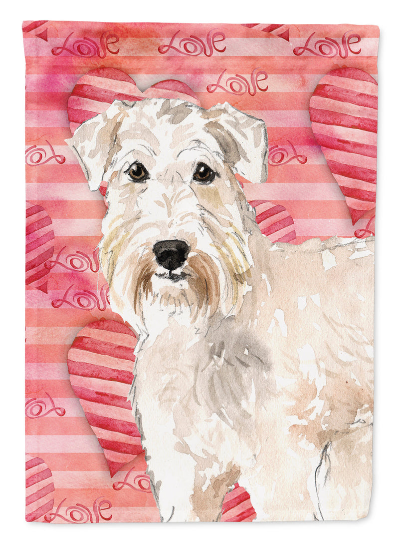 Love a Wheaten Terrier Flag Canvas House Size CK1746CHF