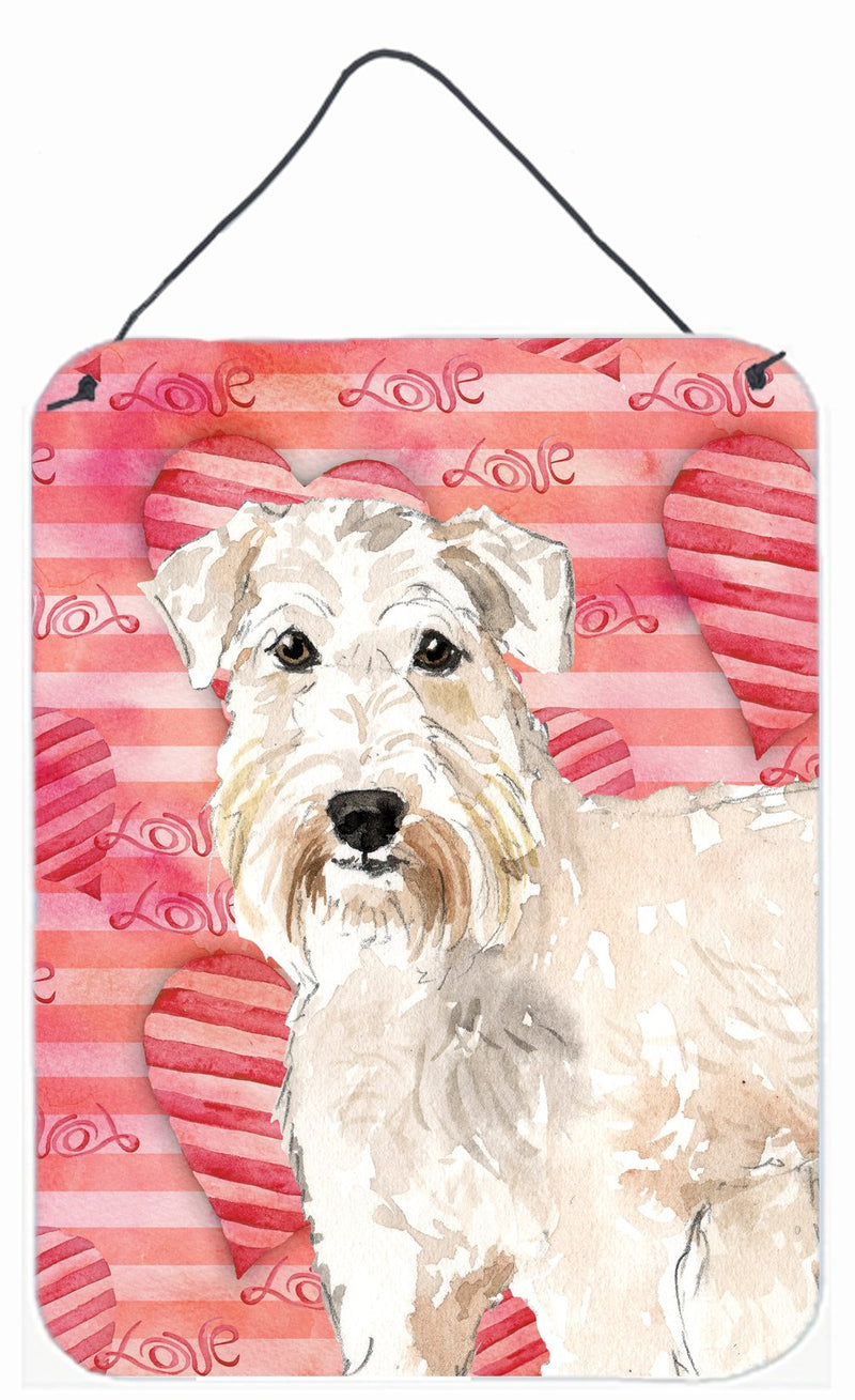 Love a Wheaten Terrier Wall or Door Hanging Prints CK1746DS1216