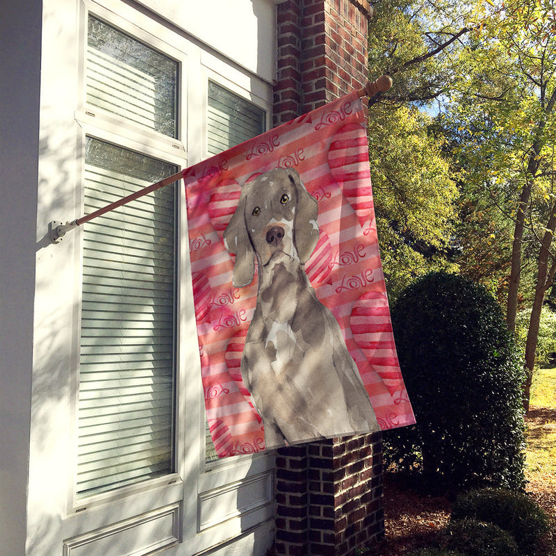 Love a Weimaraner Flag Canvas House Size CK1748CHF