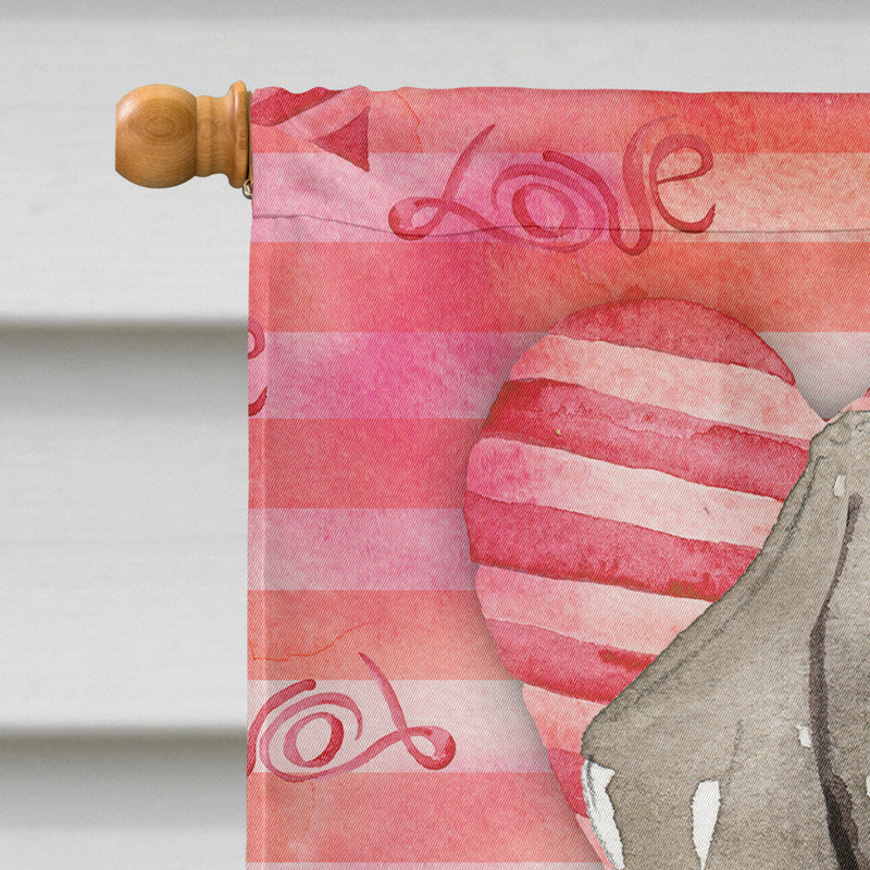 Love a Weimaraner Flag Canvas House Size CK1748CHF
