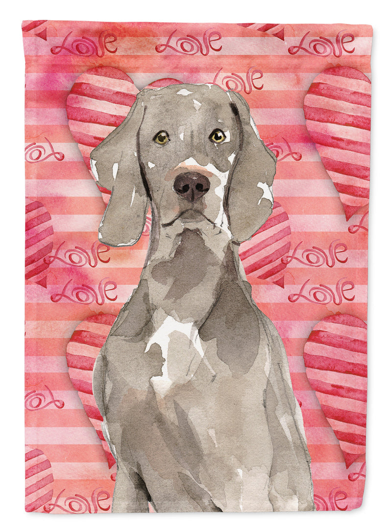 Love a Weimaraner Flag Canvas House Size CK1748CHF