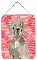 Love a Weimaraner Wall or Door Hanging Prints CK1748DS1216