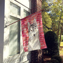 Love a Siberian Husky Flag Canvas House Size CK1750CHF