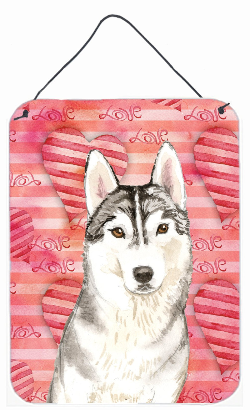 Love a Siberian Husky Wall or Door Hanging Prints CK1750DS1216