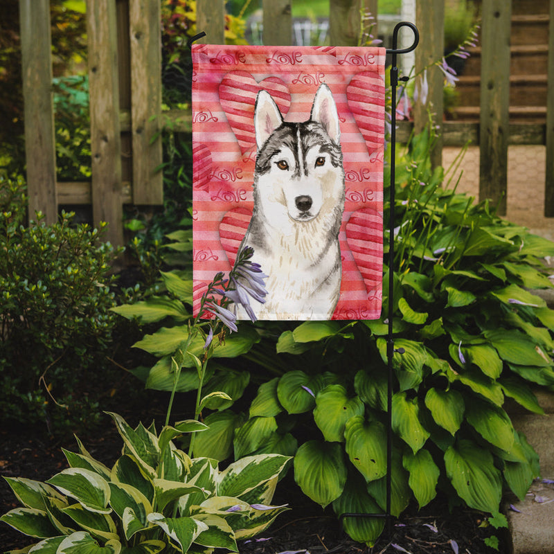 Love a Siberian Husky Flag Garden Size CK1750GF