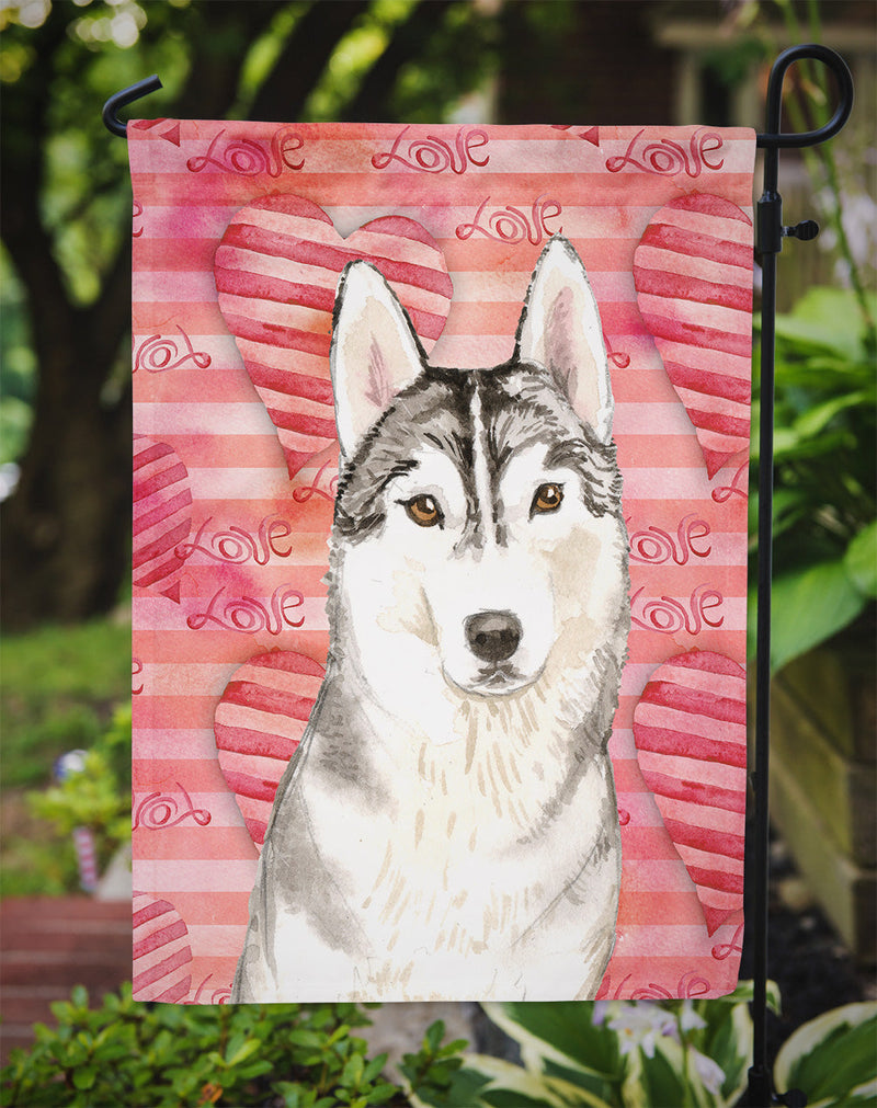 Love a Siberian Husky Flag Garden Size CK1750GF