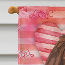 Love a Newfoundland Flag Canvas House Size CK1758CHF