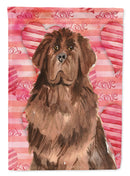 Love a Newfoundland Flag Canvas House Size CK1758CHF