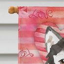 Love a Alaskan Malamute Flag Canvas House Size CK1761CHF