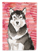 Love a Alaskan Malamute Flag Canvas House Size CK1761CHF