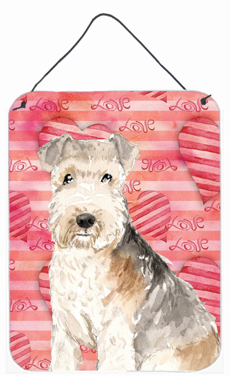 Love a Lakeland Terrier Wall or Door Hanging Prints CK1762DS1216