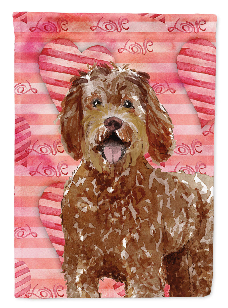 Love a Labradoodle Garden Flag - Outdoor Decorative Yard Flag CK1763GF