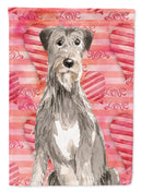 Love a Irish Wolfhound Flag Canvas House Size CK1765CHF