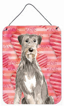 Love a Irish Wolfhound Wall or Door Hanging Prints CK1765DS1216