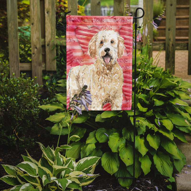 Love a Goldendoodle Garden Flag - Outdoor Decorative Yard Flag CK1768GF
