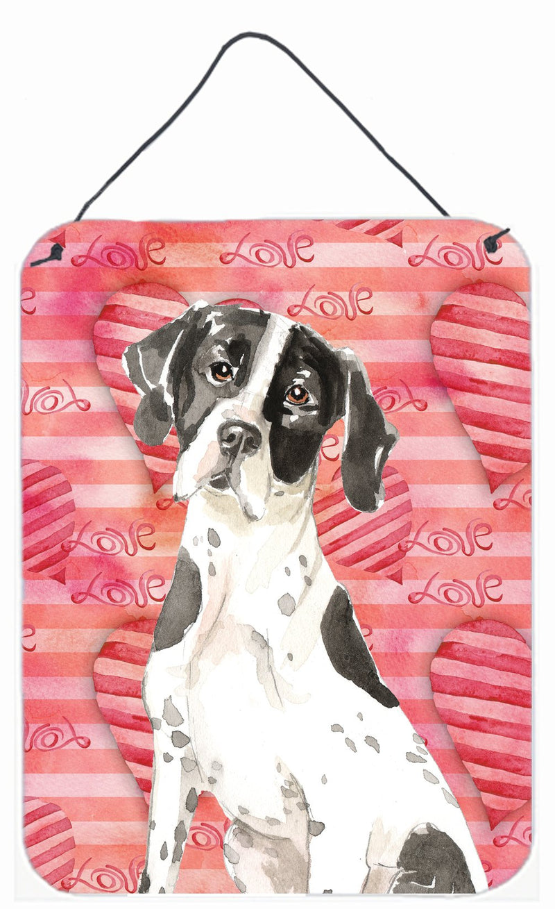 Love a English Pointer Wall or Door Hanging Prints CK1769DS1216