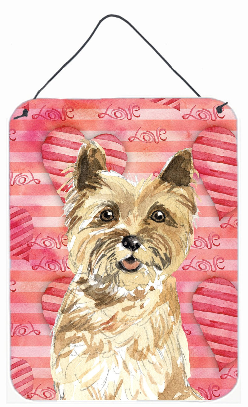 Love a Cairn Terrier Wall or Door Hanging Prints CK1772DS1216