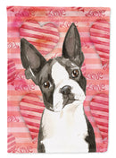 Love a Boston Terrier Garden Flag - Outdoor Decorative Yard Flag CK1775GF