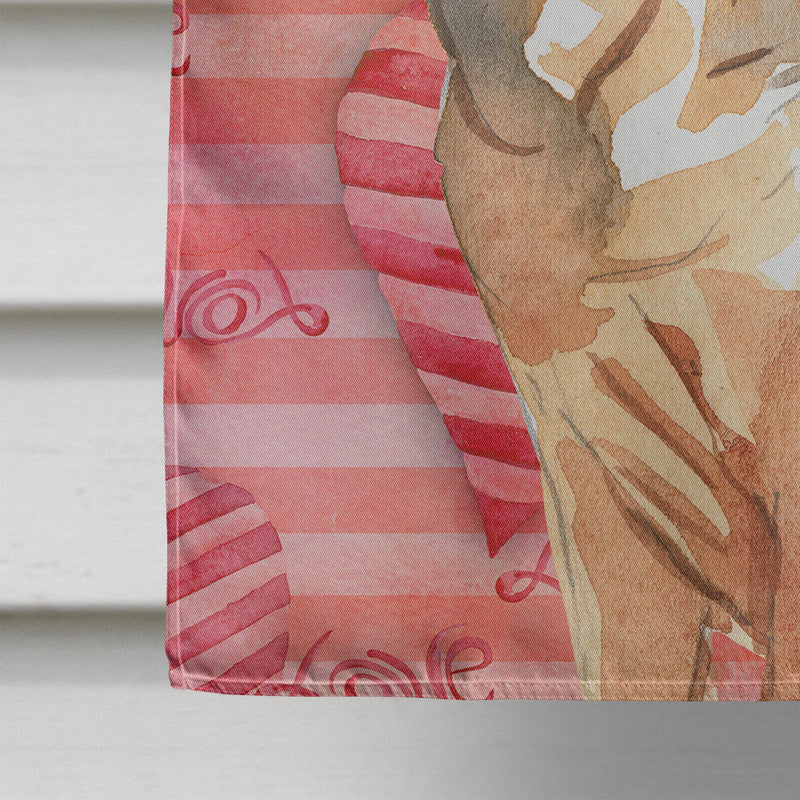 Love a Bloodhound Flag Canvas House Size CK1776CHF