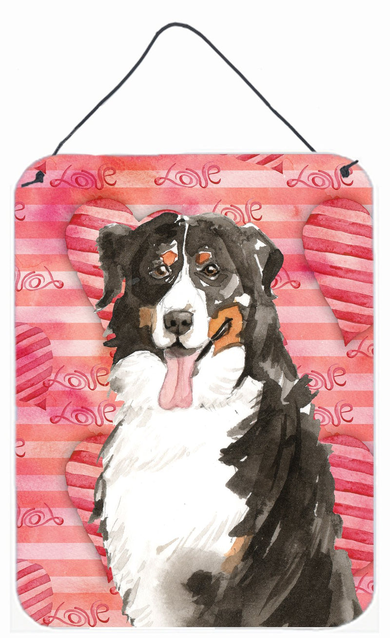 Love a Bernese Mountain Dog Wall or Door Hanging Prints CK1778DS1216