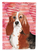 Love a Basset Hound Garden Flag - Outdoor Decorative Yard Flag CK1779GF