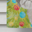Christmas Tree Shih Tzu Puppy House Flag 28x40 Porch Sleeve Pole Decorative Outside Yard Banner Artwork Wall Hanging, Polyester