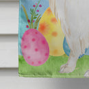 Easter Eggs Sheltie House Flag 28x40 Porch Sleeve Pole Decorative Outside Yard Banner Artwork Wall Hanging, Polyester