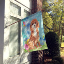 Easter Eggs Cavapoo Flag Canvas House Size CK1918CHF