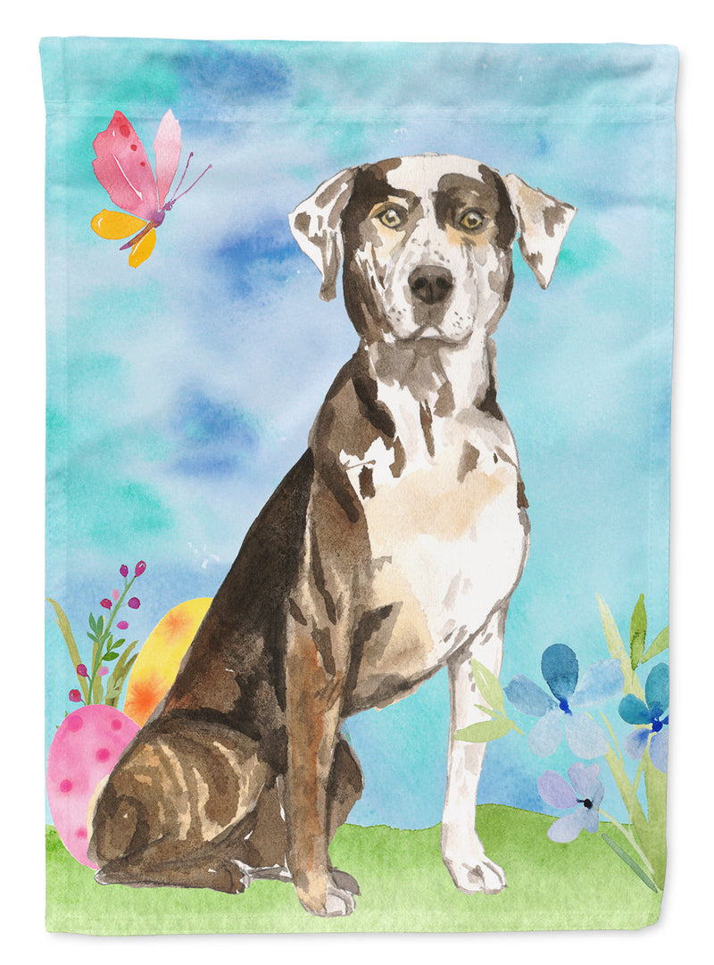 Easter Eggs Catahoula Leopard Dog Flag Canvas House Size CK1919CHF