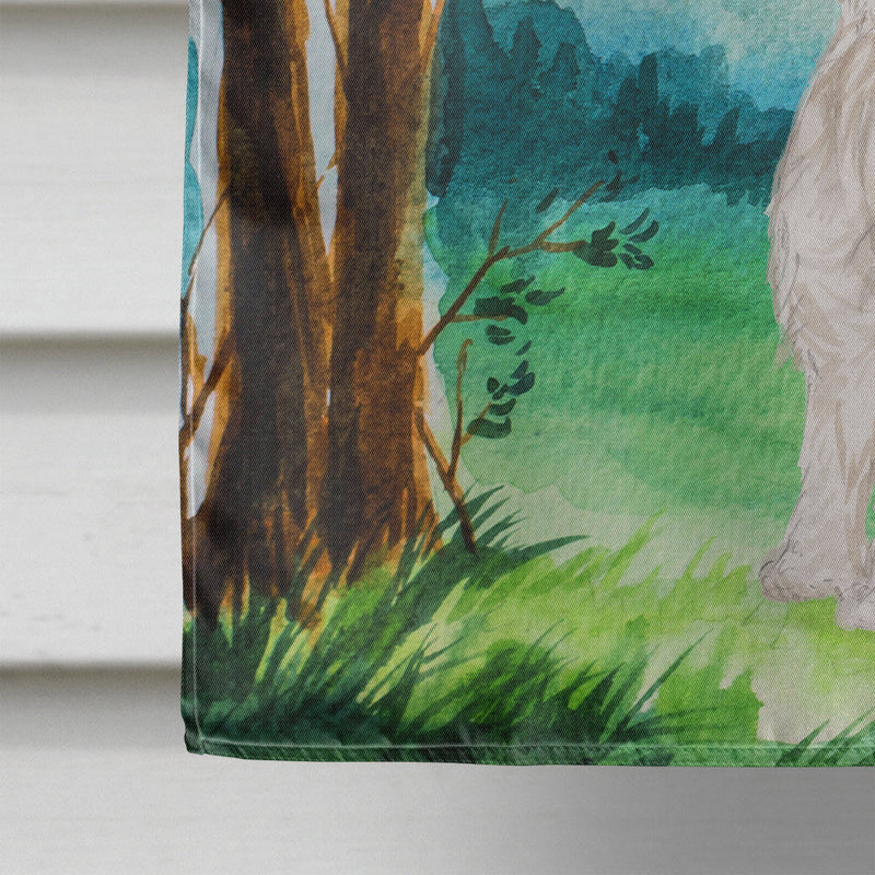 Under the Tree Westie Flag Canvas House Size CK2000CHF