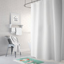 Pink Poodle Snowman Christmas Machine Washable Memory Foam Mat CK2066RUG