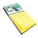 Black Spaniel Snowman Christmas Sticky Note Holder CK2070SN- Refiilable Desk Accessory Note Pad