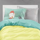 Black Maltese Snowman Christmas  Standard Pillowcase – Artistic Decorative Front, White Back CK2092PILLOWCASE